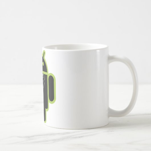 Android green opsluiten koffiemok (Rechts)