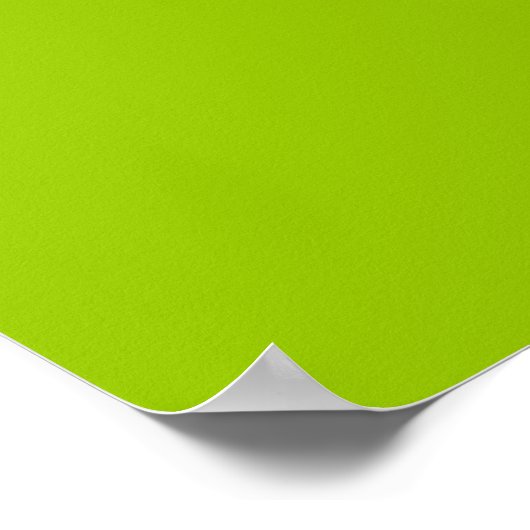 Android Green Style houdt kalm en Jouw tekst Poster (Hoek)