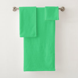 Android groen (massieve kleur) bad handdoek