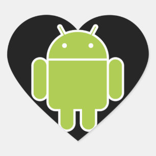 Android Hart Sticker