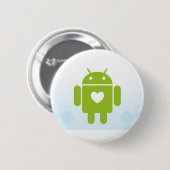 Android Heart Button (Voorkant /achterkant)