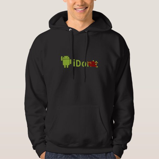 Android iDo Black Hoodie (Voorkant)