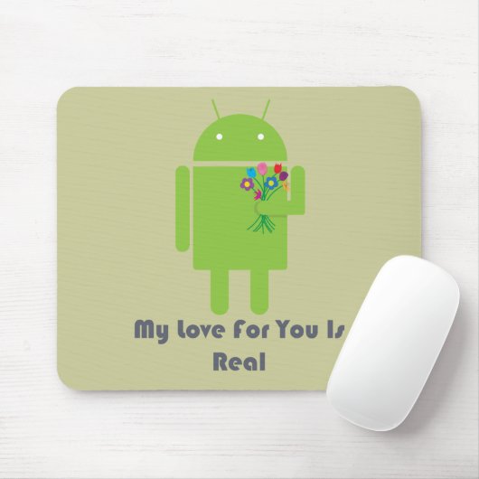 Android in Love Muismat (Met muis)