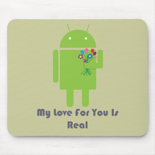 Android in Love Muismat (Voorkant)