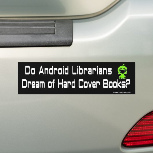 Android Librarians Bumpersticker (Op auto)