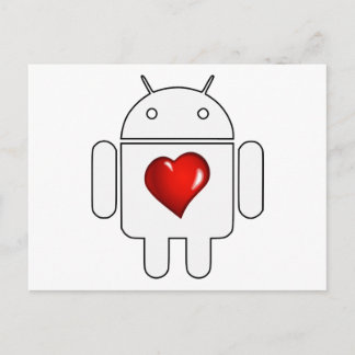 Android Love Briefkaart