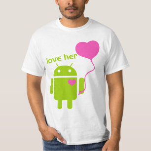 Android Mannen T-Shirt