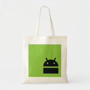 Android Market Shopping Bag - Android Geek Logo Tote Bag