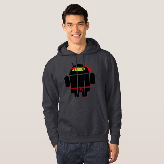 Android Ninja Hoodie (Voorkant volledig)
