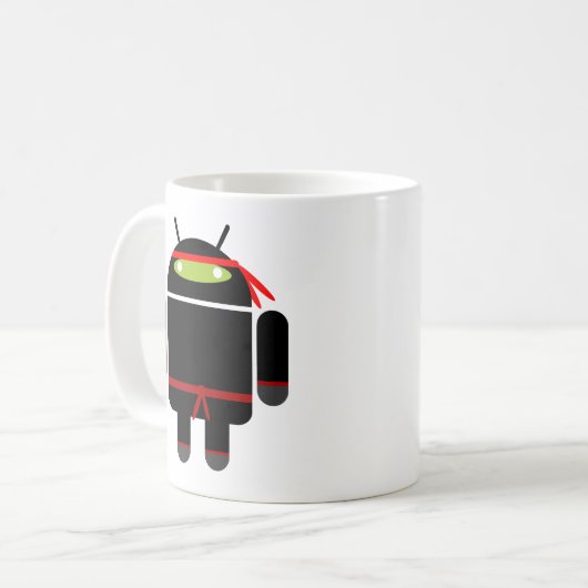 Android Ninja Koffiemok (Voorkant links)
