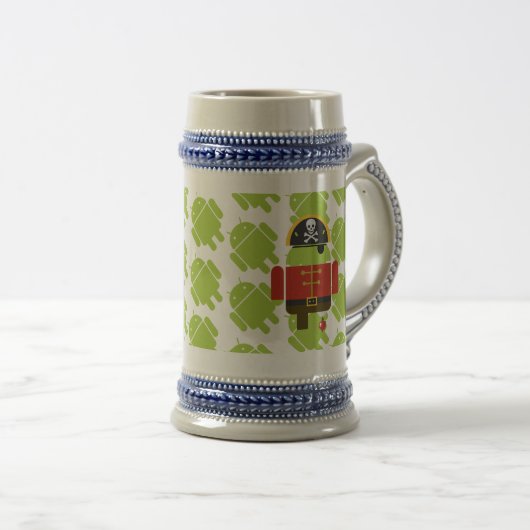 Android Ninja/Pirate Stein Bierpul (Voorkant rechts)