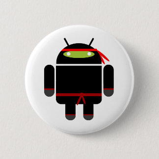 Android Ninja Ronde Button 5,7 Cm