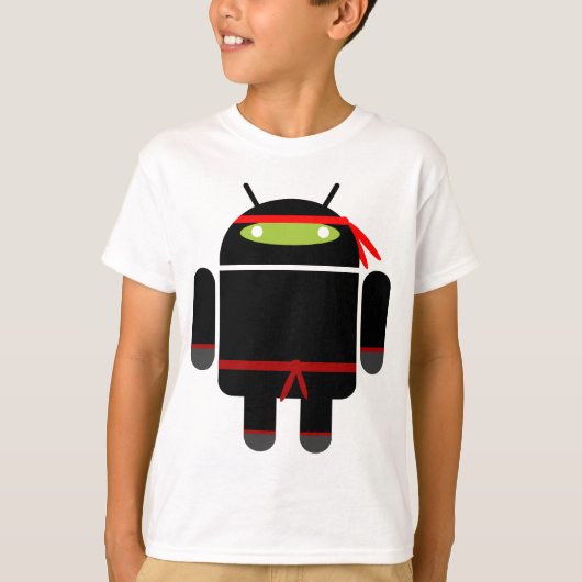 Android Ninja T-shirt (Voorkant)
