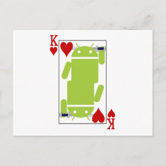Android of Hearts Briefkaart