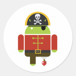 Android Pirate - Andy Ronde Sticker