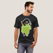 Android Pirate T-shirt (Voorkant volledig)