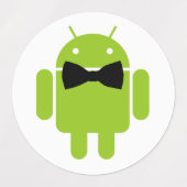 Android Robot Bow Stropdas Formal Labels (Design 1)