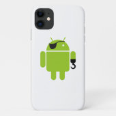 Android Robot Iconic Pirate Style Case-Mate iPhone Case (Achterkant)
