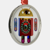 ANDROID Robot Metalen Ornament (Rechts)