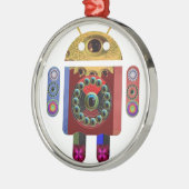 ANDROID Robot Metalen Ornament (Links)