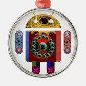 ANDROID Robot Metalen Ornament (Voorkant)