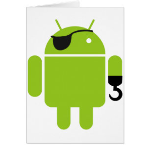 Android Robot Mighty Pirate