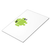 Android Robot Mighty Pirate Notitieblok (Schuin)