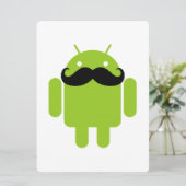 Android Robot Mustache (Staand voorkant)