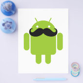 Android Robot Mustache Flyer (Enkel)