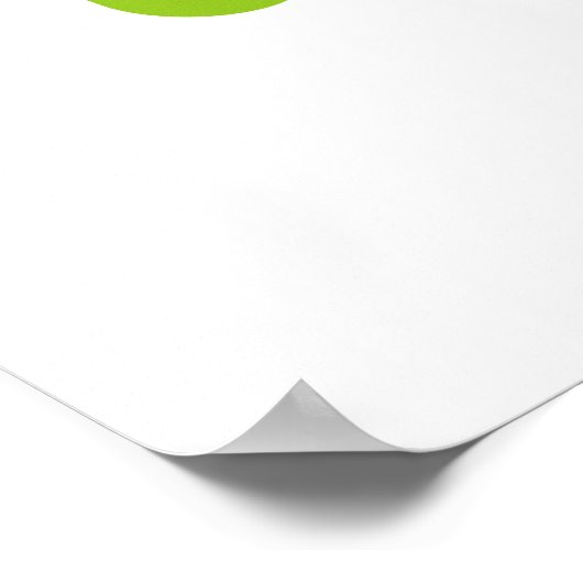 Android Robot Mustache Poster (Hoek)