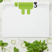 Android Robot Pirate Style Theedoek (Gevouwen)