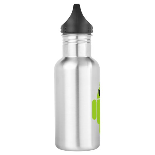 Android Robot Pirate Waterfles (Links)