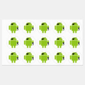 Android Robot Pirates Labels (Vel)