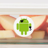 Android Robot Pirates Labels (Aangebracht)
