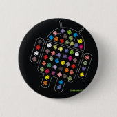 Android Ronde Button 5,7 Cm (Voorkant)