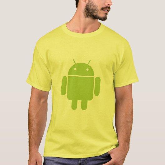 Android Shirt elke kleur (Voorkant)