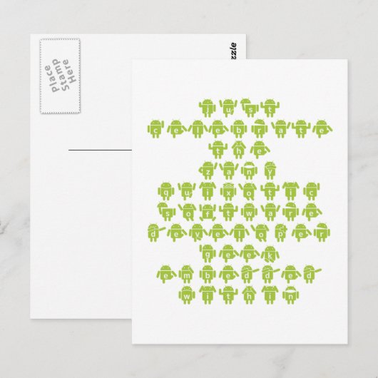Android Software Developer Gezegde (lager Hoesje) Briefkaart (Voorkant / Achterkant)