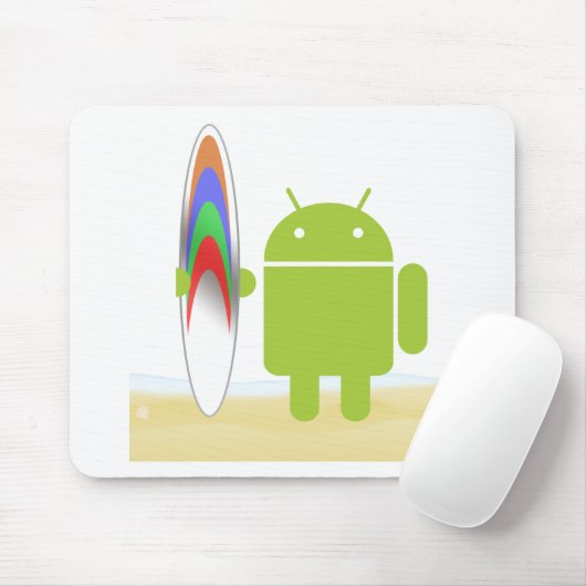 Android Surfer Muismat (Met muis)