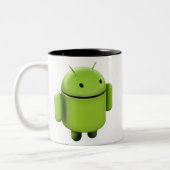 Android Tasse Tweekleurige Koffiemok (Links)