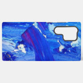 Android telefoonhoesje met abstracte kunst afbeeld samsung galaxy hoesje (Achterkant horizontaal)