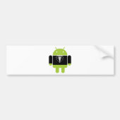 Android Tux Bumpersticker (Voorkant)