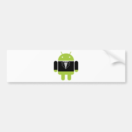 Android Tux Bumpersticker (Voorkant)
