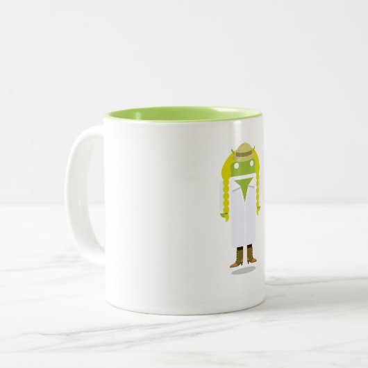 Android Two Tone Mok (Voorkant links)