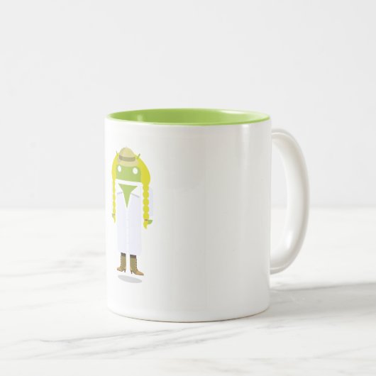 Android Two Tone Mok (Voorkant rechts)