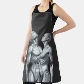 Android Union: Cyborg Couple All-Over Print Apron Schort (Insitu)