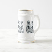 Android Union: Cyborg Couple Ceramic Beer Stein Bierpul (Voorkant rechts)