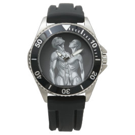 Android Union: Cyborg Couple Sport Wrist Watch Horloge