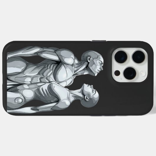 Android Union: iPhone 15 Pro Max Case (Achterkant (horizontaal))