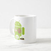 Android-versies Koffiemok (Voorkant links)