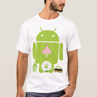 Android-versies T-shirt